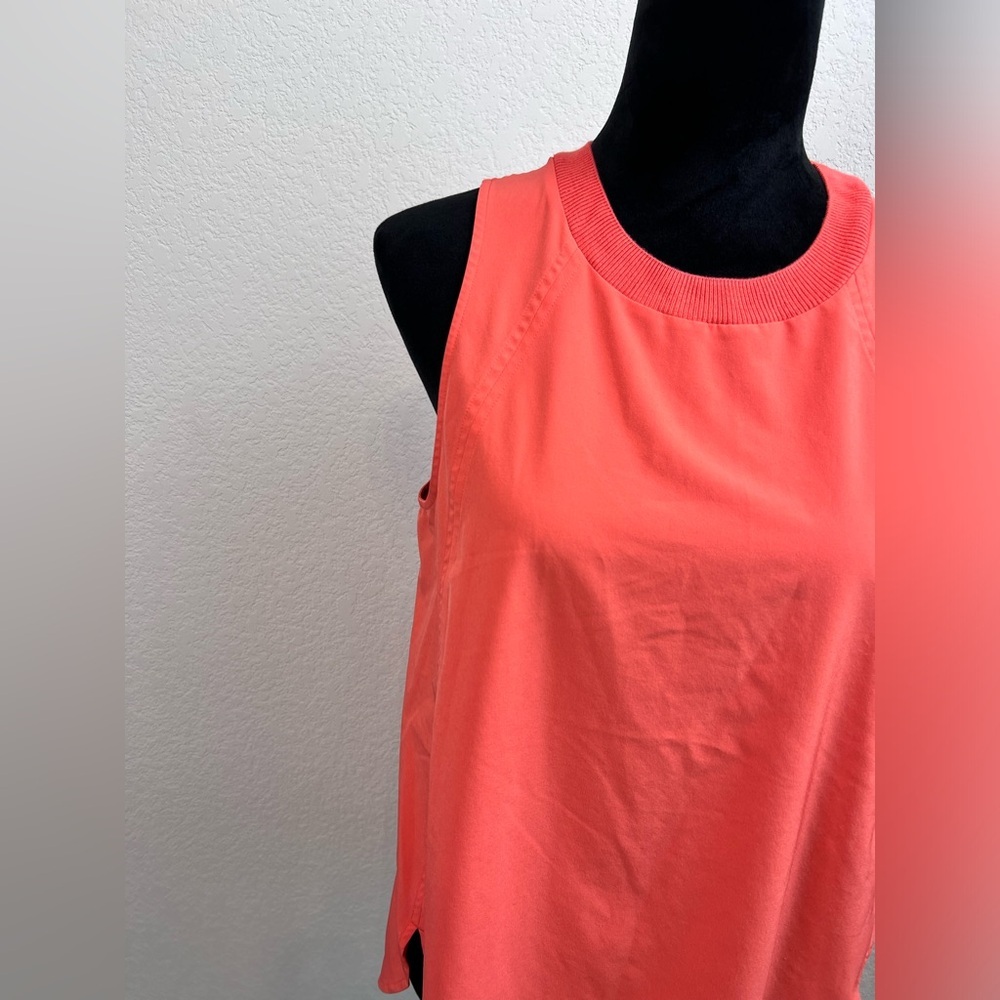 Athleta Orange Vest Tank Top Size medium - Picture 2 of 8